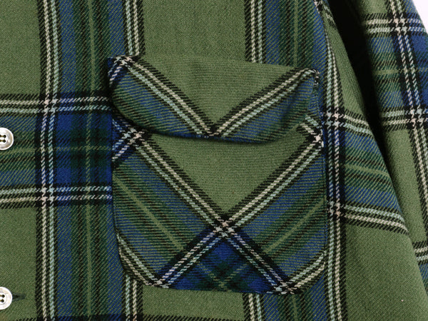 60s 70s USA製 ★ ペンドルトン チェック オープンカラー ウール シャツ メンズ L / ヴィンテージ ループ留め 開襟 ボックス マルチカラー