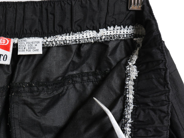 90s マルボロ ナイロン カーゴ ショートパンツ メンズ M オールド ショーツ 短パン ハーフパンツ リップストップ ナイロン 企業 タバコ 黒