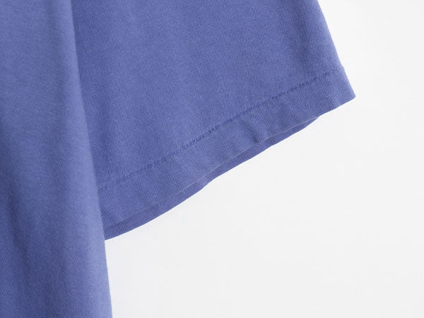 90s USA製 オールド ギャップ ポケット付き 無地 半袖 Tシャツ メンズ XL シングルステッチ コットン ポケT カットソー 大きいサイズ 青紫