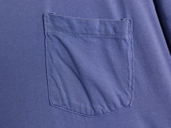 90s USA製 オールド ギャップ ポケット付き 無地 半袖 Tシャツ メンズ XL シングルステッチ コットン ポケT カットソー 大きいサイズ 青紫