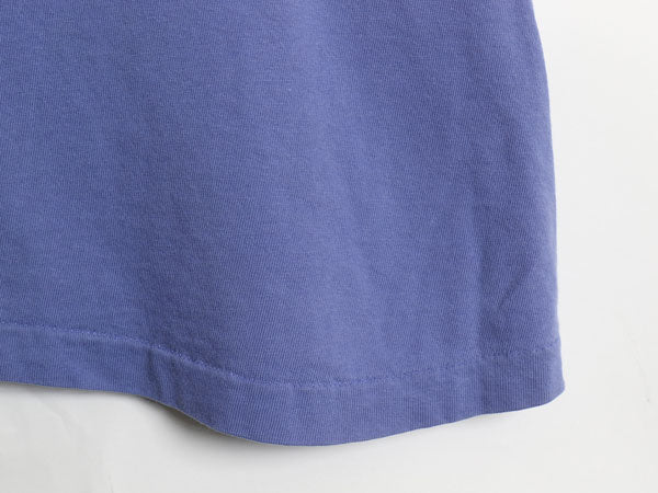 90s USA製 オールド ギャップ ポケット付き 無地 半袖 Tシャツ メンズ XL シングルステッチ コットン ポケT カットソー 大きいサイズ 青紫