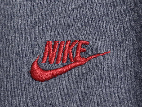 00s ナイキ スモール スウッシュ 刺繍 リンガー Tシャツ メンズ L / オールド ワンポイント ヘビーウェイト コットン カットソー ツートン