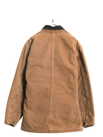 US企画 00s USA製 カーハート チョア コート メンズ M オールド ダック カバーオール ジャケット ブランケット ライナー付き ブルゾン 廃盤