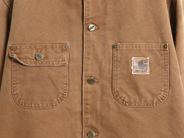 US企画 00s USA製 カーハート チョア コート メンズ M オールド ダック カバーオール ジャケット ブランケット ライナー付き ブルゾン 廃盤