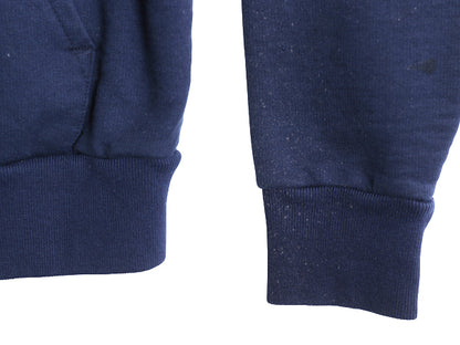 90s USA製 キャンバー 裏 サーマル スウェット フード パーカー メンズ L / オールド トレーナー ヘビーウェイト フルジップ 企業 ネイビー