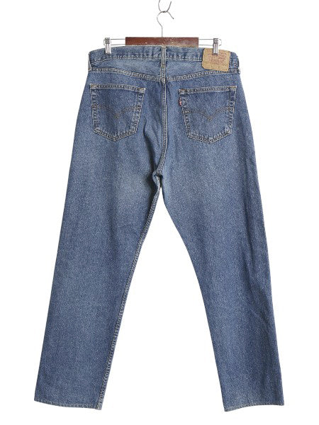 ユーロ企画 90s イギリス製 リーバイス 517 デニム パンツ 36 31 / オールド 501 ボタンフライ ストレート ジーンズ ジーパン ヒゲ アタリ