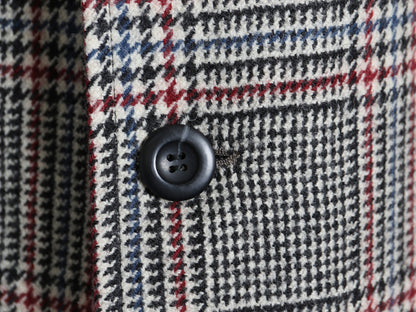 70s USA製 Grenadier ウール チェスター コート メンズ L 程/ 古着 ヴィンテージ ガンクラブ チェック ツイード フィールド ロングコート