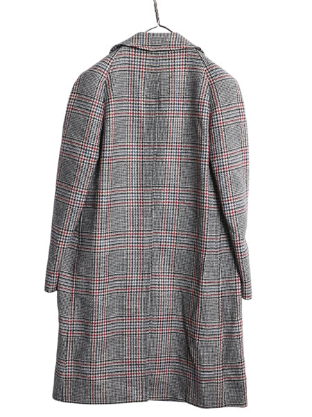 70s USA製 Grenadier ウール チェスター コート メンズ L 程/ 古着 ヴィンテージ ガンクラブ チェック ツイード フィールド ロングコート
