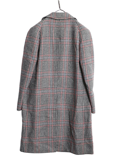 70s USA製 Grenadier ウール チェスター コート メンズ L 程/ 古着 ヴィンテージ ガンクラブ チェック ツイード フィールド ロングコート