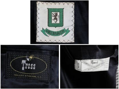 70s USA製 Grenadier ウール チェスター コート メンズ L 程/ 古着 ヴィンテージ ガンクラブ チェック ツイード フィールド ロングコート