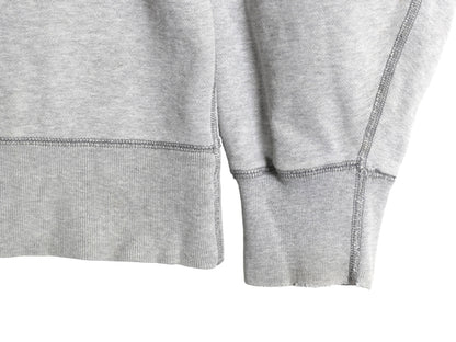 00s オールド ギャップ ロゴ 刺繍 スウェット メンズ レディース L / 古着 トレーナー 裏起毛なし クルーネック シンプル ゆったり グレー