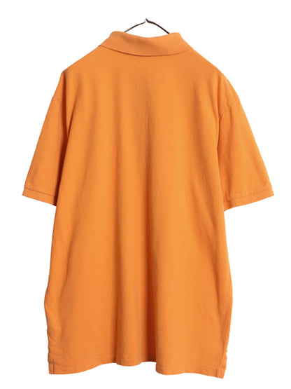 ポロ ラルフローレン 鹿の子 半袖 ポロシャツ メンズ XXL / 半袖シャツ ワンポイント コットン カットソー トップス シンプル 大きいサイズ