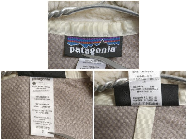 パタゴニア レトロX フリース ベスト レディース S / 11年製 フルジップ アウトドア パイル 重ね着 前開き ハイネック 廃盤 ボア シンプル