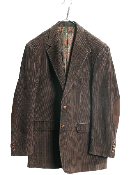 デッドストック ローレン ラルフローレン 太畝 コーデュロイ テーラード ジャケット メンズ XL ポロ ブレザー 大きいサイズ エルボーパッチ