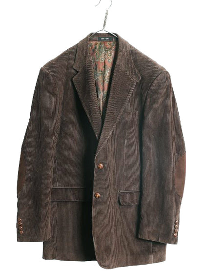 デッドストック ローレン ラルフローレン 太畝 コーデュロイ テーラード ジャケット メンズ XL ポロ ブレザー 大きいサイズ エルボーパッチ