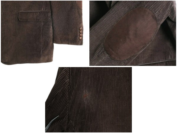 デッドストック ローレン ラルフローレン 太畝 コーデュロイ テーラード ジャケット メンズ XL ポロ ブレザー 大きいサイズ エルボーパッチ