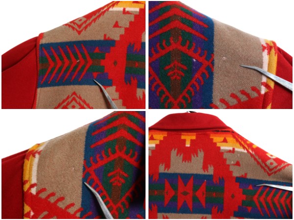 90s USA製 ★ ペンドルトン ネイティブ柄 ウール ジャケット メンズ M オールド HIGH GRADE WESTERN WEAR ブラケット ブルゾン フルジップ