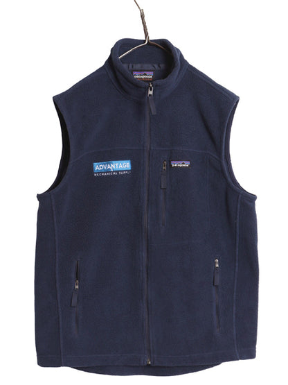 US企画 パタゴニア クラシック シンチラ フリース ベスト メンズ M / 19年製 前開き ノースリーブ フルジップ 重ね着 ハイネック 企業 廃盤