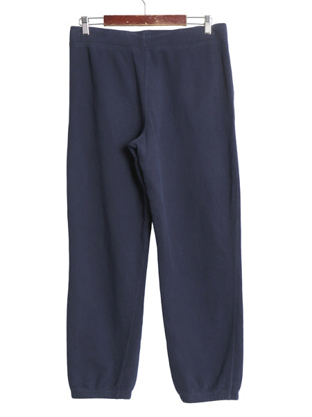 ポロ ラルフローレン ポケット付き スウェット パンツ キッズ XL レディース S 程 古着 裏起毛 トレーナー ワンポイント イージーパンツ 紺