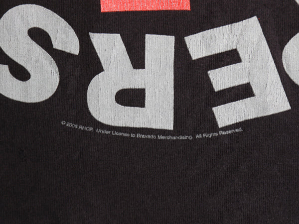 00s ★ レッドホットチリペッパーズ ロゴ プリント Tシャツ メンズ XL オールド 当時物 レッチリ オフィシャル バンド ロック ヘインズ 黒