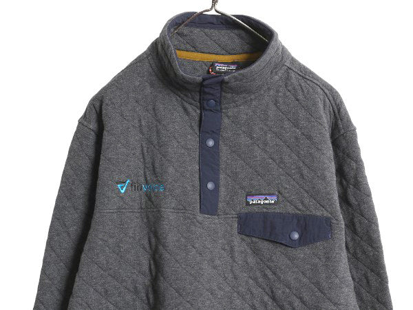 パタゴニア オーガニック コットン キルト スナップT メンズ L / 18年製 プルオーバー キルティング ジャケット ジャンパー ブルゾン 企業