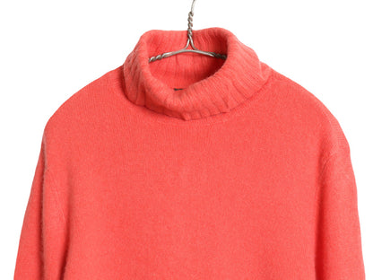 00s ローレン ラルフローレン タートルネック ニット セーター レディース XL / オールド ポロ 100% カシミヤ 無地 大きいサイズ リブ編み