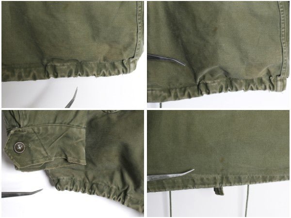50s 米軍実物 US ARMY M-51 フィールド ジャケット SMALL REGULAR ヴィンテージ ミリタリー 軍物 M-65 ジャンパー スタンプ 初期型 カーキ