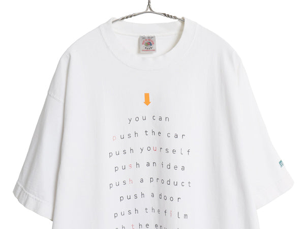90s USA製 企業 メッセージ プリント Tシャツ メンズ XL オールド 当時物 テック コンピューター ヘビーウェイト コットン 大きいサイズ 白