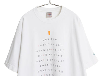 90s USA製 企業 メッセージ プリント Tシャツ メンズ XL オールド 当時物 テック コンピューター ヘビーウェイト コットン 大きいサイズ 白