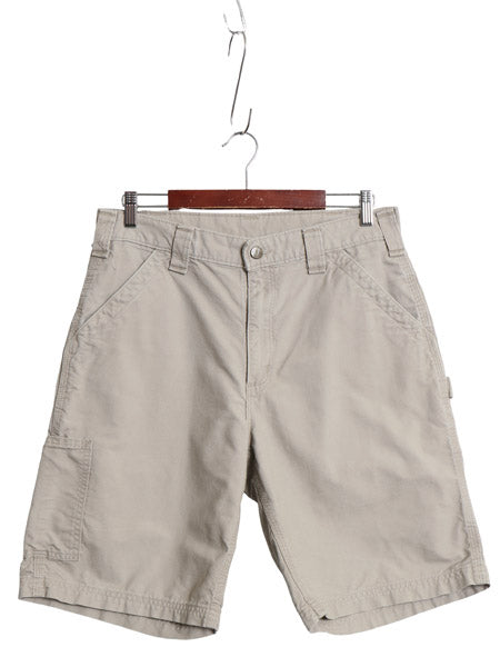 カーハート ペインター ショートパンツ メンズ 33 / 古着 コットン キャンバス ショーツ 短パン ダック ワーク ハーフパンツ ワンポイント