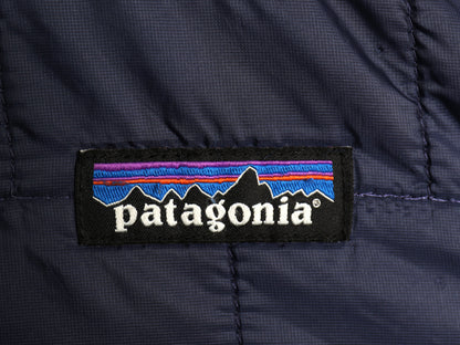 パタゴニア ナノ パフ ベスト メンズ XL 古着 22年製 中綿 ナイロン キルティング フルジップ 重ね着 前開き パッカブル 大きいサイズ 紺
