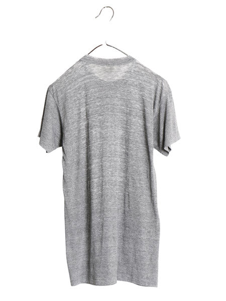 70s USA製 ナイキ スウッシュ プリント 半袖 Tシャツ メンズ M / ヴィンテージ オレンジタグ シングルステッチ カットソー バーンアウト 灰