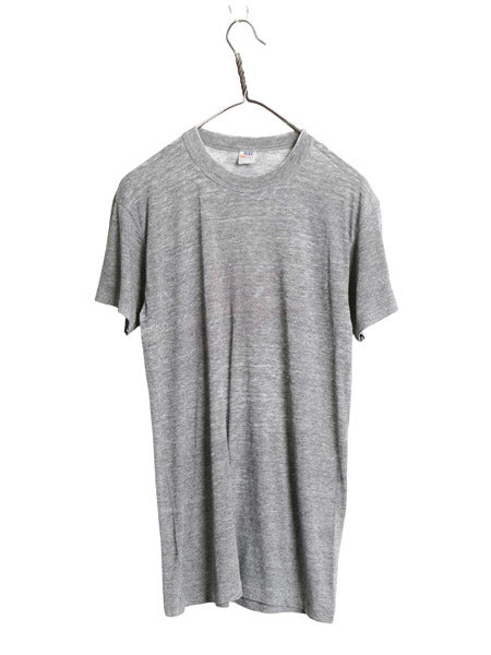 70s USA製 ナイキ スウッシュ プリント 半袖 Tシャツ メンズ M / ヴィンテージ オレンジタグ シングルステッチ カットソー バーンアウト 灰