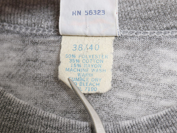 70s USA製 ナイキ スウッシュ プリント 半袖 Tシャツ メンズ M / ヴィンテージ オレンジタグ シングルステッチ カットソー バーンアウト 灰