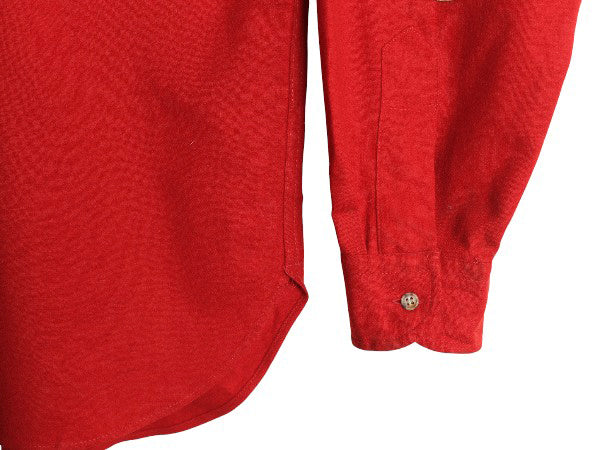 70s USA製 ペンドルトン 長袖 ウール シャツ メンズ XL / 古着 ヴィンテージ 長袖シャツ 無地 ポケット付き エルボーパッチ 大きいサイズ