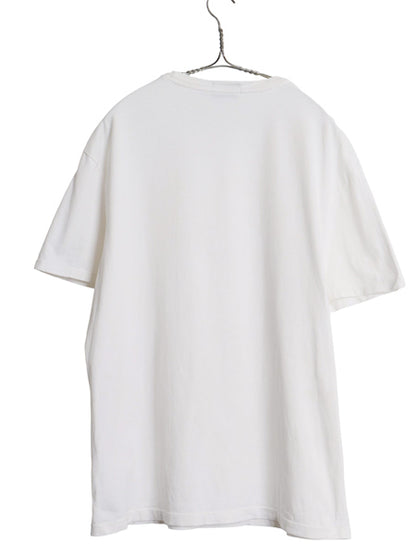 ポロベア ポロ ラルフローレン プリント 半袖 Tシャツ メンズ レディース L キャラクター コットン カットソー シングルステッチ ホワイト