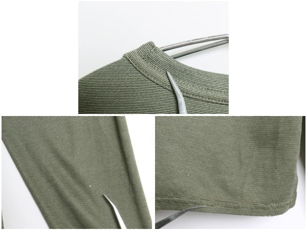 00s USA製 パタゴニア キャプリーン 長袖 Tシャツ メンズ L / 03年製 オールド アウトドア ボーダー ストレッチ アンダーシャツ ロンT 緑