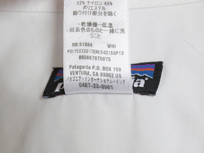 パタゴニア トレイルベンド シャツ メンズ L / 13年製 アウトドア ナイロン ストレッチ 薄手 ポケット付き ロールアップ ゆったり 企業物 