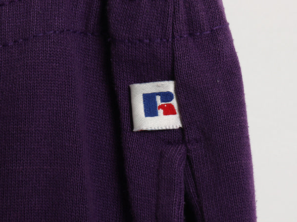 90s USA製 ラッセル ポケット付き ショートパンツ メンズ M オールド イージー ショーツ ハーフパンツ 短パン コットン ワンポイント 薄手