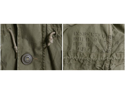 ポロ ラルフローレン ミリタリー ジャケット メンズ M / カナダ軍 フィールド タイプ 脱着 ボア パイル フリース ライナー パーカー カーキ