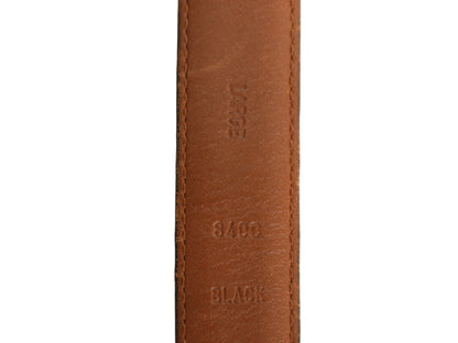USA製 オールドコーチ 本革 レザー ベルト メンズ レディース W30 ~ W34 オールド 牛革 ブラス バックル カジュアル ビジネス シンプル 黒