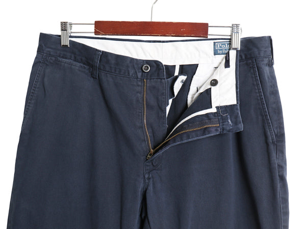 00s ポロ ラルフローレン チノ パンツ メンズ 36 30 / オールド CLASSIC FIT コットン スラックス ノータック ストレート アーミー タイプ