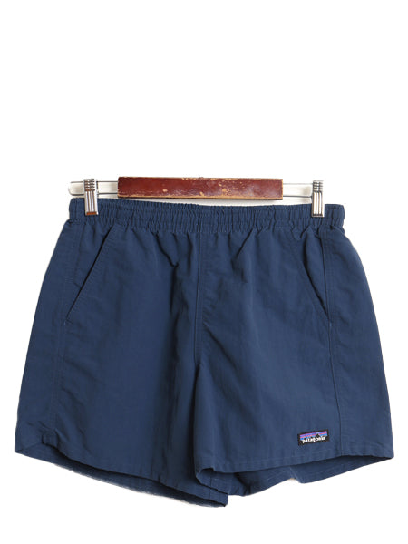 パタゴニア バギーズ ショーツ レディース S / 古着 22年製 アウトドア ナイロン スイム サーフ ショートパンツ 短パン 水陸両用 海パン 紺