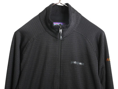パタゴニア R1 フルジップ ジャケット レディース XL 16年製 レギュレーター アウトドア 裏 フリース ブルゾン ハイネック 大きいサイズ 黒