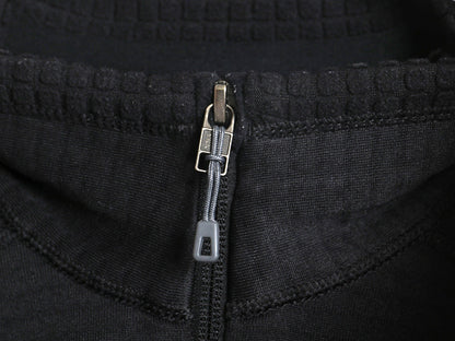 パタゴニア R1 フルジップ ジャケット レディース XL 16年製 レギュレーター アウトドア 裏 フリース ブルゾン ハイネック 大きいサイズ 黒