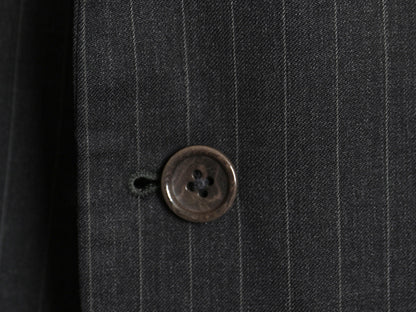 USA製 ブルックスブラザーズ テーラード ジャケット メンズ L 程/ 古着 ウール ブレザー スーツ サマー ストライプ きれいめ ビジネス 灰