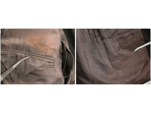 USA製 ブルックスブラザーズ テーラード ジャケット メンズ L 程/ 古着 ウール ブレザー スーツ サマー ストライプ きれいめ ビジネス 灰