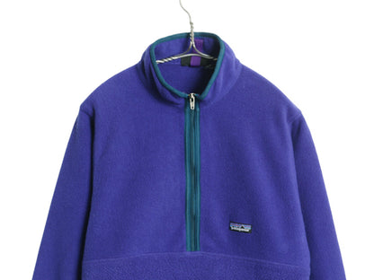 90s ★ パタゴニア マースピアル シンチラ フリース ジャケット メンズ S 古着 98年製 オールド プルオーバー ブルゾン ハーフジップ 廃盤