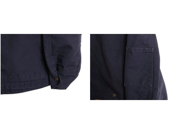 US企画 カーハート フルジップ キャンバス ジャケット メンズ S / ワーク 中綿 キルティング ナイロン ライナーブルゾン ジャンパー ダック