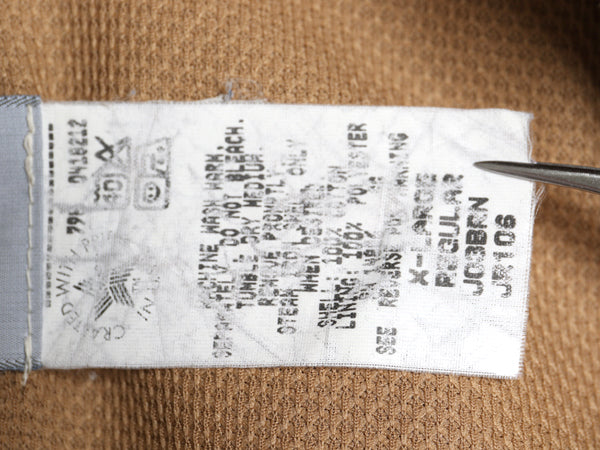 US企画 90s USA製 カーハート アクティブ ジャケット メンズ XL オールド ダック パーカー メッシュ ライナー フルジップ 大きいサイズ 茶